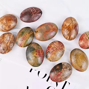 Venta al por mayor de piedras de jaspe Cherry Creek de alta calidad, cristales naturales impresionantes, piedras de palma curativas, gemas de cristal en oferta. - Product Image 1