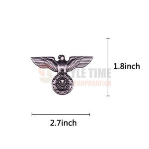 Badges en acier sur mesure, surface lisse avec épingle de fixation robuste pour vêtements et accessoires - Product Image 2