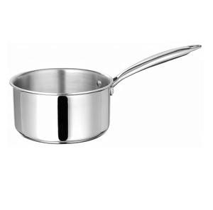 Casserole à sauce en acier inoxydable 304 de 18 cm pour cuisinière à induction et à gaz - Product Image 5