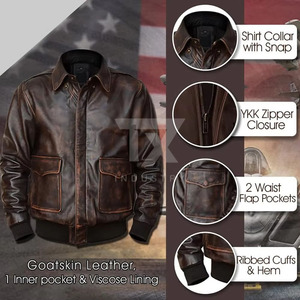 Men's Genuine <b>Leather</b> <b>Jacket</b> Breathable Slim Fit Men's <b>Leather</b> Fashion Men Bomber <b>Leather</b> <b>Jacket</b> - Product Image 6