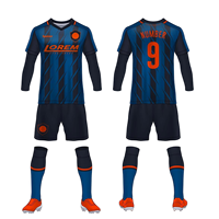 Maillots de football personnalisés à manches longues légers et respirants, protection UV, uniformes de football en gros pour le marché du Moyen-Orient