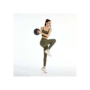 Ensembles de yoga pour femmes grandes tailles, vente en gros OEM, couleurs personnalisées, logo sur mesure, légers, respirants, écologiques, séchage rapide, 2 pièces - Product Image 6