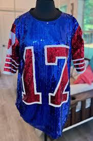 Breathable mesh fabric hip hop tshirt <b>sequins</b> short sleeve performance inspired sorority jersey style <b>top</b> - Product Image 4