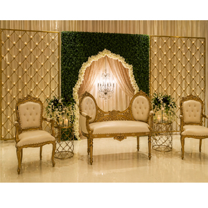 Asian Wedding Candle <b>Back</b> Wall Stage Modern Buy Most Popular Customized Wedding Metal Candle Walls Stage Setup Sale Australia - Product Image 1