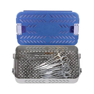 Juego de Instrumentos Veterinarios de Alta Calidad de 22 Piezas, Instrumentos Quirúrgicos de Acero Inoxidable para Tejidos Blandos - Product Image 1