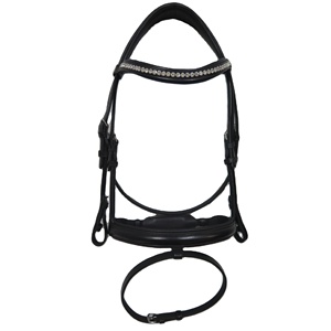 Alta calidad Durable Diamante Curve Brow Band Dressage Brida - Product Image 1