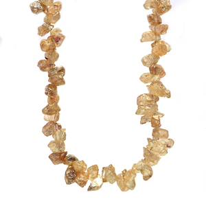 Collar Clásico de Circonita Natural, Plata de Ley 925, Joyería Hecha a Mano con Piedras Preciosas, Diseño Único y Moderno para Mujer, 15.5 Pulgadas - Product Image 1