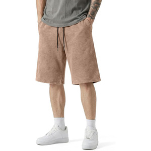 Trendy Mens Acid Washed Shorts Oversized Plain Heavy Weight Material Custom Manufacturing Bulk Supply Acid Washed Shorts - Product Image 2