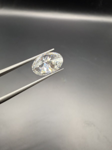 Diamant ovale brillant de haute qualité créé en laboratoire, EF VVS2, pierre lâche certifiée IGI pour la fabrication de bijoux fins et de bagues - Product Image 4