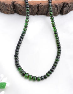 ลูกปัดทัวร์มาลีนสีเขียวธรรมชาติทรงเหลี่ยม พลอยธรรมชาติ สำหรับทำเครื่องประดับชั้นดี - Product Image 2