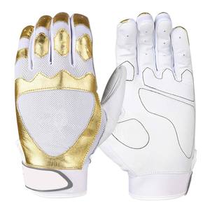 Guantes de Béisbol Blancos Personalizados GSI, Diseño Transpirable Antideslizante para Bateo de Softbol, Uso Deportivo para Diestros - Product Image 1
