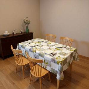 Mantel de Chifón Estampado Floral Premium de 1.4x20M con Técnica de Tejido para Decoraciones Elegantes del Hogar - Product Image 3