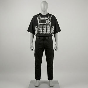 Custom Manufacturer Cotton <b>Silk</b> Screen Printed Eco-Friendly Loose Fit Breathable Casual Streetwear T-<b>Shirts</b> For <b>Men</b> - Product Image 2