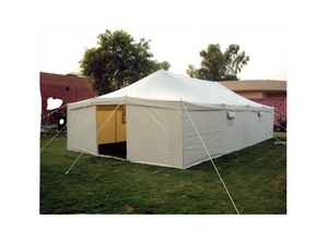 Tente verte résistante imperméable de toile avec l'isolation pour des activités en plein air - Product Image 5