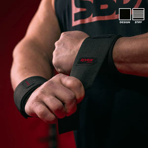 Custom 18-Inch Heavy Duty Elastic Gym Powerlifting Fitness Wrist <b>Wraps</b> Unisex Wrist <b>Wrap</b> Heavy-Duty Elastic Fitness Wrist <b>Wraps</b> - Product Image 5