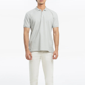 Polo de alta calidad con logotipo personalizado, transpirable, para hombre, recién llegado, polos de color sólido para hombre, precio al por mayor. - Product Image 3
