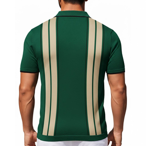 Polo vintage pour hommes coupe ajustée et oversize, style décontracté, idéal pour l'été – Meilleure vente – Polo slim fit pour garçons - Product Image 2