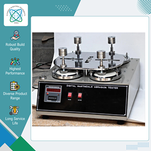 Equipo de Prueba de Telas con 100% de Compromiso de Calidad, Fácil de Operar, Probador de Abrasión Martindale del Proveedor Líder de la India - Product Image 6
