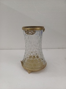 Glass and Brass <b>vase</b> Best New Look Design for Home, Hotel and Restaurant and Customized Size and Design. - Product Image 3