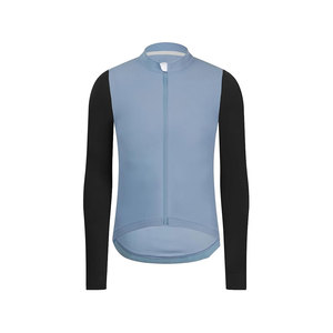 เสื้อปั่นจักรยานแขนยาวสีฟ้าอ่อนสำหรับผู้ชายผู้หญิงสวมใส่เพื่อประสิทธิภาพในการออกกำลังกาย - Product Image 1