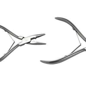 Professional Stainless Steel Hair <b>Extensions</b> Plier For Micro Link <b>Beads</b> Hair <b>Extension</b> Tools Silver Color Single Piece - Product Image 5