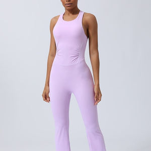Combinaison moulante sans manches One Piece Scrunch pour femme, idéale pour le fitness, les entraînements et le yoga - Product Image 4