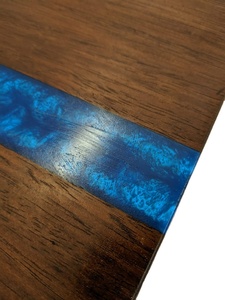 Planche à découper en époxy bois d'olivier et résine faite à la main de taille personnalisée ustensiles de cuisine colorés de luxe pour hacher et servir - Product Image 5