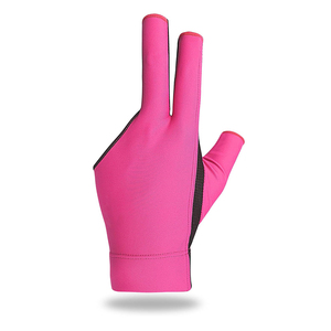 Adult Snooker Training Wear 3 Finger Snooker <b>Gloves</b> Spandex Material Non-Slip <b>Moisture</b> Wicking Unisex Sports <b>Gloves</b> Factory - Product Image 1
