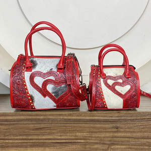 Bolsa de Viaje de Cuero Vacuno Hecha a Mano de Gran Capacidad, Bolsa de Deporte y Fitness Moderna para Hombres y Mujeres - Product Image 4