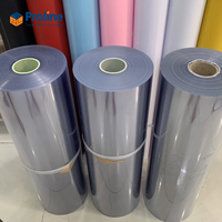 Rouleau de film transparent en PVC, feuille de plastique rigide transparente, flexible, résistant à la chaleur, à l'humidité, pour emballage, couverture, rideau, directement de l'usine