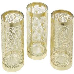 Porte-bougies décoratifs en métal qui apportent une lueur subtile, une éclairage chaleureux et une beauté intemporelle aux intérieurs. - Product Image 4