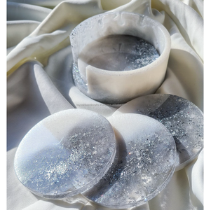 Sous-verres en résine en vrac, meilleure qualité, forme ronde, sous-verres en provenance d'Inde - Product Image 3