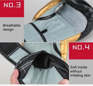 Guantes de Boxeo de Piel Sintética de Alta Calidad con Logotipo Personalizado, Protección UV, Antideslizantes, para Entrenamiento de Muay Thai y Artes Marciales - Product Image 6