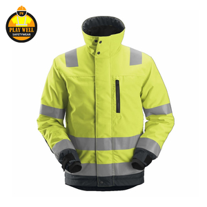 Vêtements de travail personnalisés, vestes haute visibilité avec bandes réfléchissantes imperméables, veste réfléchissante personnalisée pour hommes, bande réfléchissante - Product Image 6