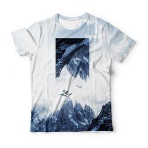 T-shirt à manches courtes pour homme personnalisé, noir, avec imprimé floral, col rond, coupe classique, style décontracté, jersey en coton - Product Image 6