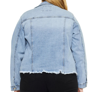 Chaqueta Vaquera para Mujer Talla Grande, Tela Personalizable, Venta al por Mayor, Muestra Gratuita, Mejor Calidad - Product Image 2