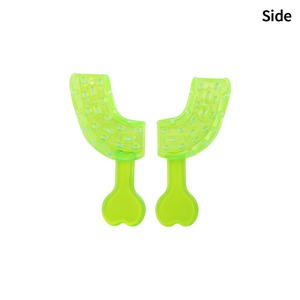 BAFA SURGICAL INSTRUMENTS Juego de 10 bandejas desechables manuales para impresiones dentales de cristal, soportes coloridos para dientes, moldes para adultos y niños (S/M/L) - Product Image 6
