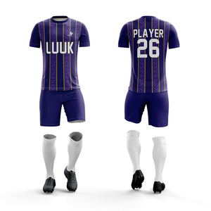 ชุดเสื้อและกางเกงฟุตบอลทันสมัยสำหรับทุกฤดูกาล น้ำหนักเบา เหมาะสำหรับการฝึกซ้อมและการแข่งขัน - Product Image 1