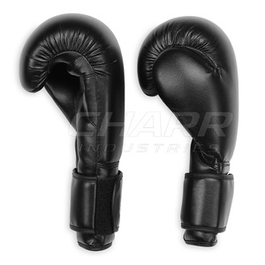 Guantes de Boxeo de Cuero PU de Alta Calidad, Fabricados por Profesionales, con Cierre Ajustable de Velcro y Antideslizantes - Product Image 6