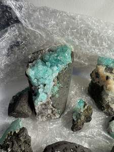 Premium Bluish Green Apophyllite Small <b>Crystal</b> Pieces <b>Raw</b> Natural Stone for Healing Practice and Craft Use - Product Image 4