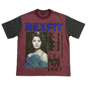 Camisetas Personalizadas al por Mayor REXFIT SPORTS con Logotipo Personalizado, 100% Algodón, Impresión DTG, Transferencia Térmica, Serigrafía, Camisetas para Hombre al por Mayor - Product Image 5