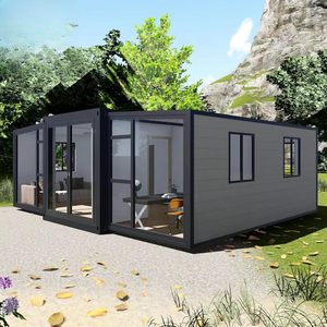 Casa Contenedor Moderna de Mediados de Siglo con Doble Ala Plegable y Expandible, 2 Dormitorios, Nueva, Aislamiento Térmico, para Oficina, Escuela o Vivienda - Product Image 1