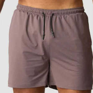 Men's Formal <b>Mid</b>-Waist Satin Quick-Drying Breathable Fitness Shorts Anti-Glare Double-<b>Layer</b> Print Running - Product Image 4