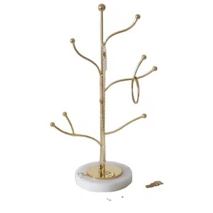 Elegant Metal Jewelry Stand Luxury Jewelry Holder for Necklace Earrings Bracelet Ring <b>Dressing</b> <b>Table</b> Bedroom Display <b>Storage</b> - Product Image 2