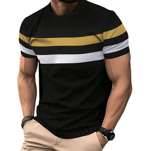 T-shirt ras du cou à manches longues de coupe régulière Essentials pour hommes T-shirt en coton de grande taille T-shirt doux pour hommes - Product Image 5