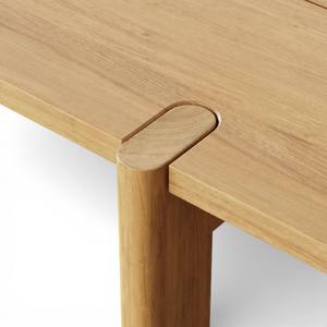 Mesa de Comedor de Madera Maciza con Acabado Natural Estilo Escandinavo, Muebles de Patio de Teca Resistentes a la Intemperie para Jardín de Villa de Lujo - Product Image 5