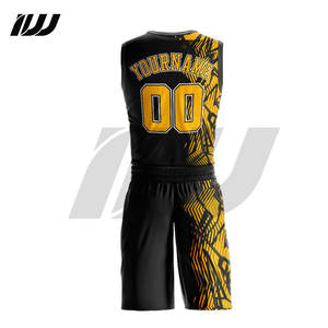 ชุดบาสเก็ตบอลดีไซน์ล่าสุด แบบยูนิเซ็กซ์  ขนาดพิเศษ ระบายอากาศได้ดี ซักง่าย คุณภาพสูง พิมพ์ลายแบบซับลิเมชั่น - Product Image 4