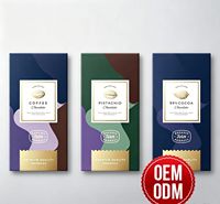Scatola per Confezione di Cioccolato Sostenibile, Design Personalizzato per Uso Regalo e Vendita al Dettaglio, Scatola di Carta Personalizzata di Alta Qualità OEM/ODM, Tutte le Forme
