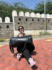 Overnight Duffle Bag Top Selling New Style Outdoor Travel Duffel Bag Leather Material <b>Carry</b> on for Convenient Travel - Product Image 5