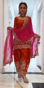 Launching New Designer Party Wear Look <b>Top</b> With Farshi Salwar Suit - Product Image 3